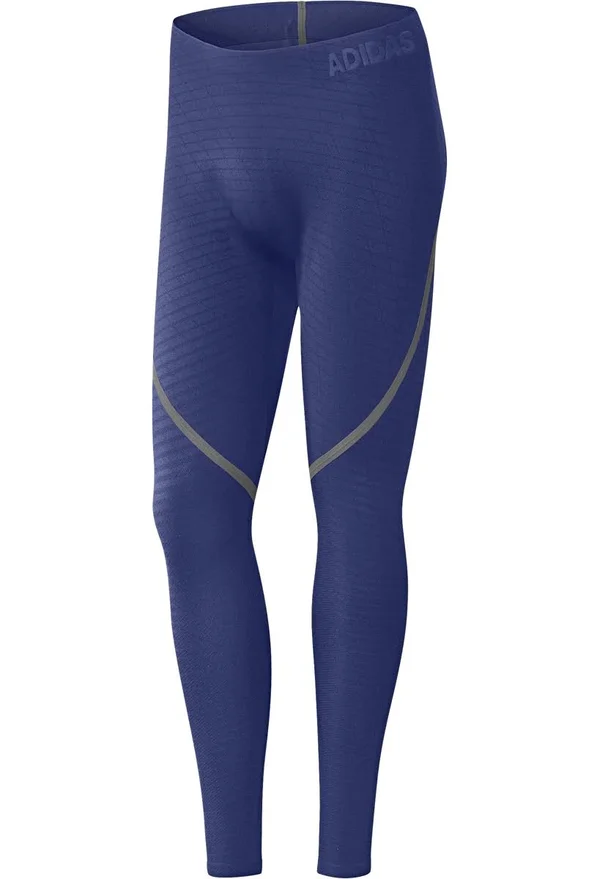 Adidas Men's Alphaskin 360 Compression Training Tights - Blue L
