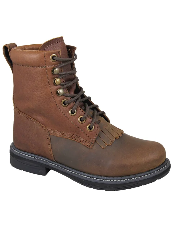 Smoky Mountain Kids Panther Lace-Up Boots 9 Brown
