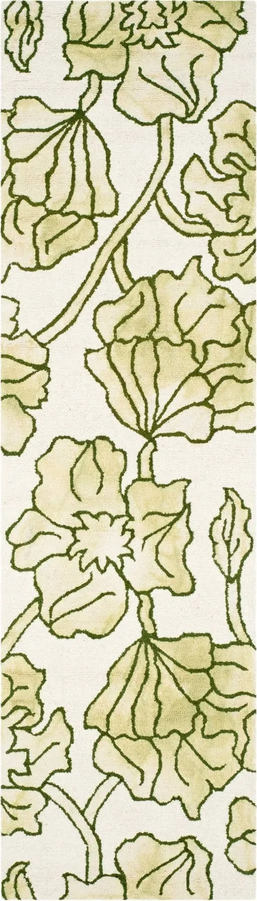 Safavieh Dip Dye DDY683B Ivory - Light Green 7& Square Area Rug