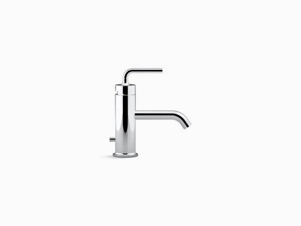 Kohler K-14402-4A-CP Polished Chrome Purist Single Control Bathroom Faucet with Straight Lever Handle
