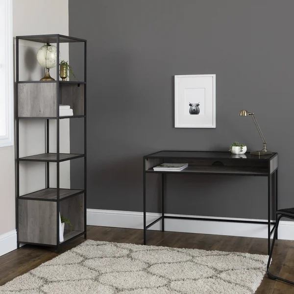 2-Piece Home Office Set - Grey Wash