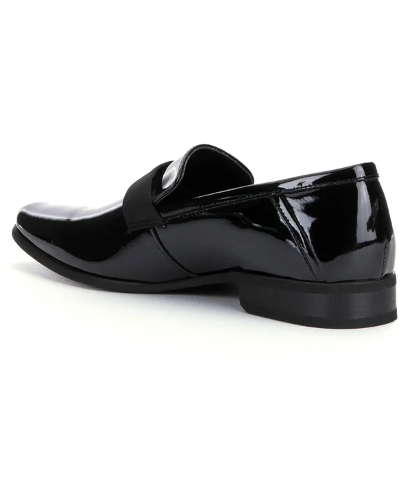 Calvin Klein Bernard Patent Loafers - Men's, Size: 8.5, Black