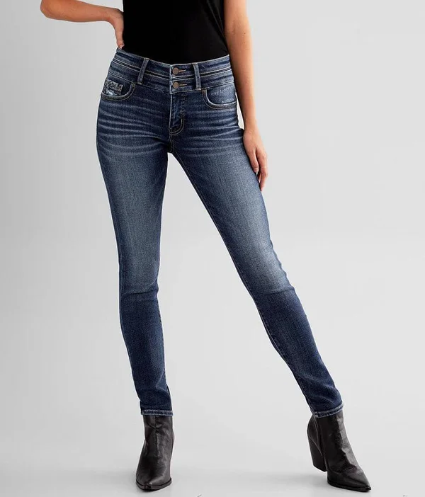 Buckle Black Fit NO. 53 Mid-Rise Skinny Jean - Blue 34/28 - Women's