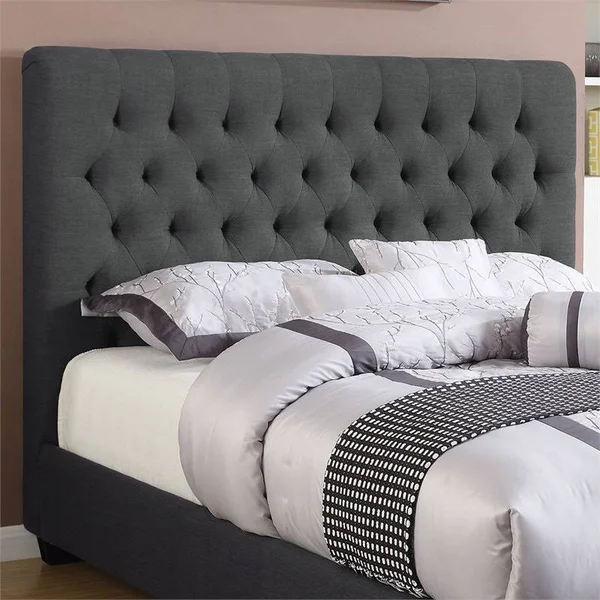 Coaster Chloe Charcoal Upholstered King Headboard-300529KEB1