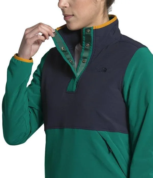 The North Face Women's Mountain Sweatshirt Pullover 3.0 - Medium - Aviator Navy, Evergreen