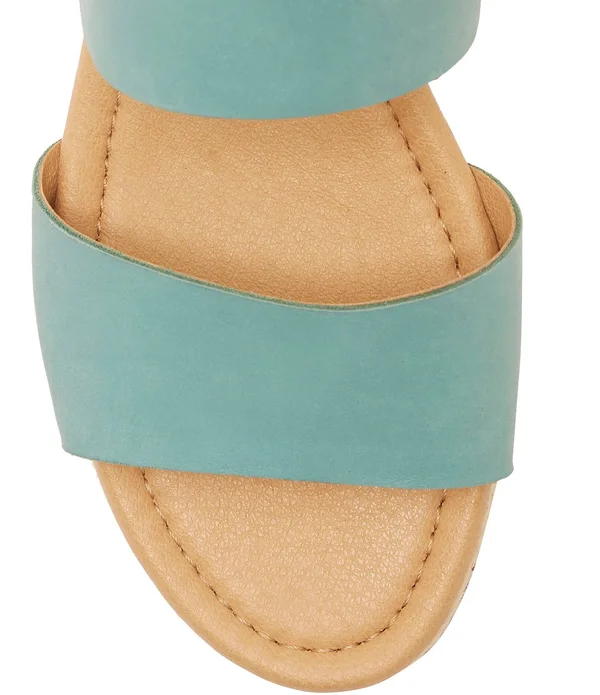 Women's Lucky Brand Wyntor Wedge Slide - Size: 7.5, White