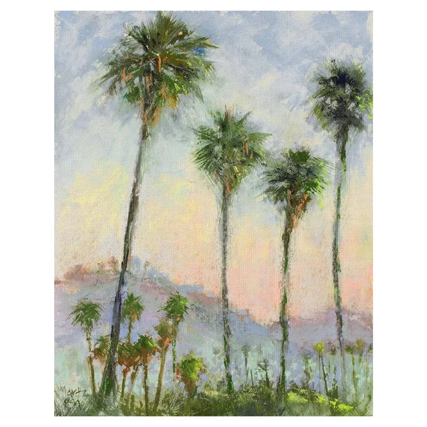 Fine Art Canvas Carlton Sunrise by Nancie King Mertz, 22x28