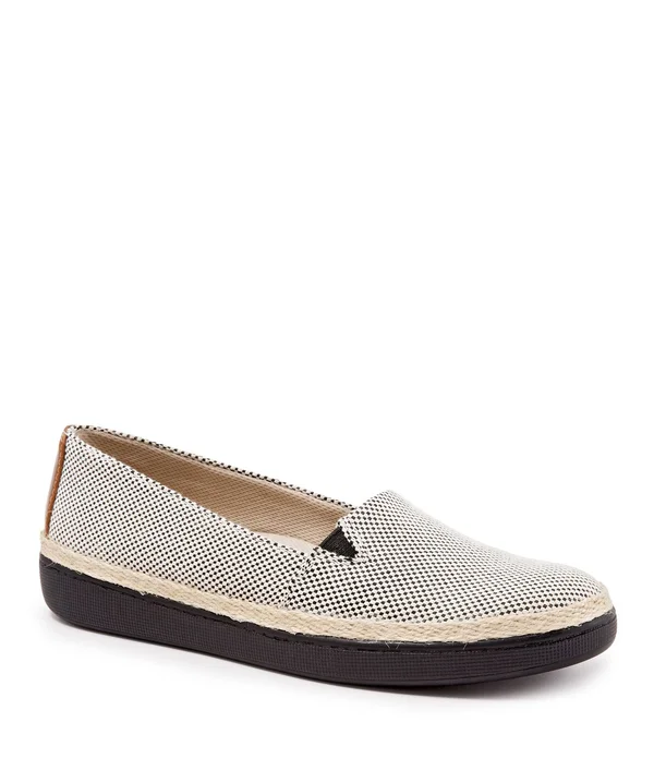 Women's Trotters Accent Flat - Size: 6.5, Black