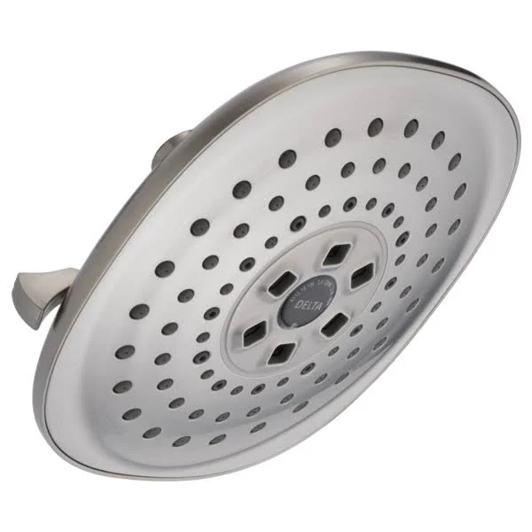 Delta Universal Showering H2Okinetic 3-Setting Raincan Shower Head (Recertified), Stainless, 52686-SS