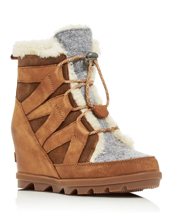 Sorel Joan of Arctic Wedge II Cozy 6.5 Women's Camel