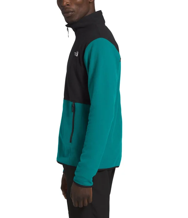 The North Face Men's TKA Glacier Full Zip Jacket - XXL - New Taupe Green - TNF Black