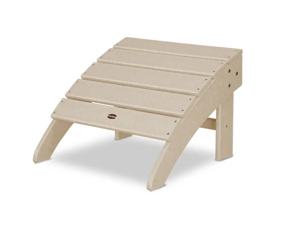 POLYWOOD Palm Coast Ottoman; Sand