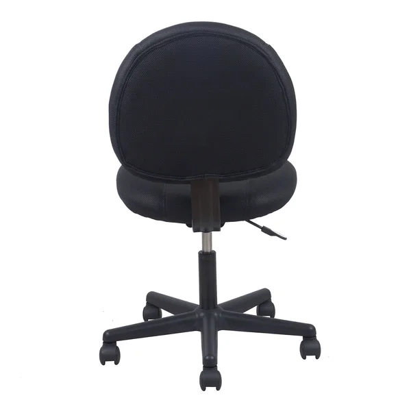Ofm Basic Upholstered Adjustable Office Chair with Wheels, Black