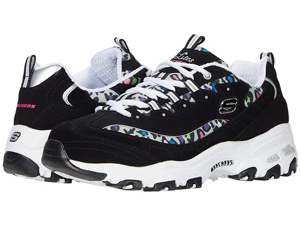 Skechers Sport D&Lites-Safari Landscape 9 Women's Black