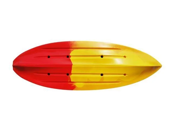 BKC FK285 9.1& Sit on Top Single Fishing Kayak W/Upright Back Support Aluminum Frame Seat - Paddle Included Solo Sit-On-Top Angle