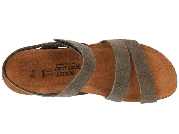Naot Women's Kayla Sandal - Size: 42, Oily Olive Suede