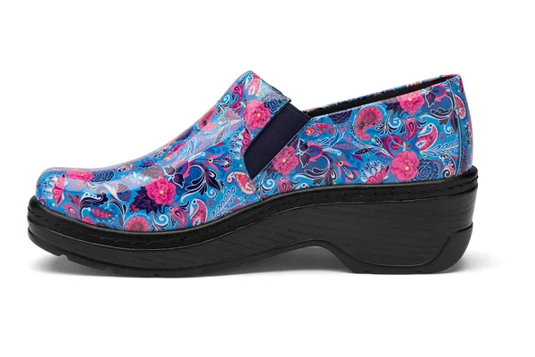 Klogs Women's Naples Clog Blooming Paisley Patent 9