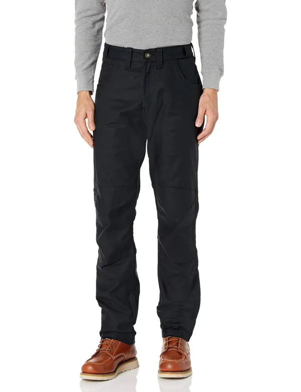 Walls Men's Ditchdigger All-Season Twill Double Knee Work Pant - YP996, Midnight Black