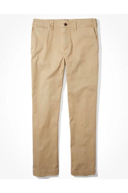 Ae Flex Original Straight Chino Men's Light Khaki 48 x 32