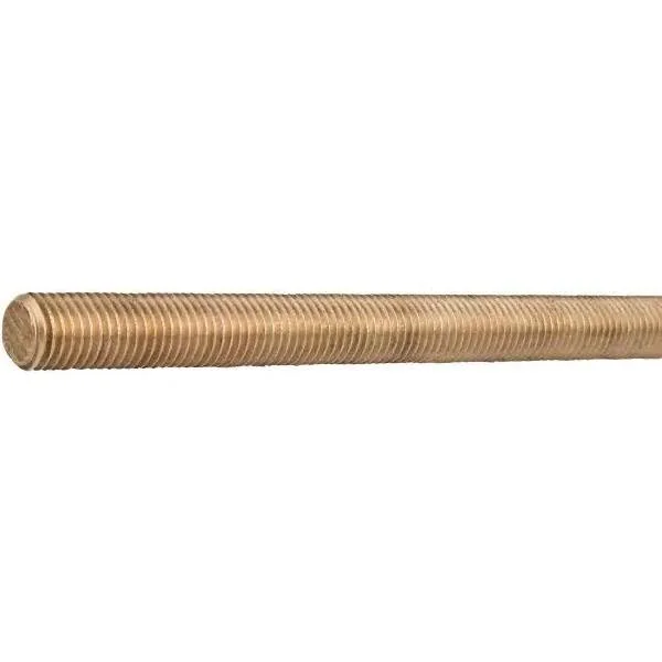 Made in USA 3/4-10 x 6' Bronze General Purpose Threaded Rod - Right Hand Thread - Uncoated, UNC, Part #698416445265