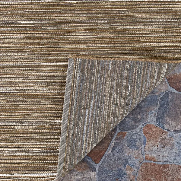 Couristan Cape Hinsdale/Brown-Ivory Rug - 3&11x22 x 5&6x22