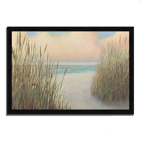 Tangletown Fine Art 23x22 x 33x22 Beach Trail I by James Wiens Framed Painting Print