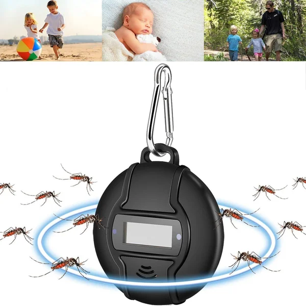 Solar Portable Ultrasonic Pest Repeller, Anti Mosquito Ultrasonic PES