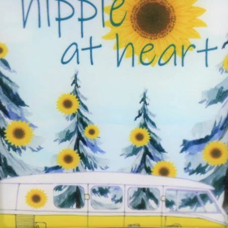 Tabletop Hippie at Heart Silicone Pads Trivet Pot Holder Jar Opener And107, Size: 10.0 in H x 10.0 in W x .12 in D