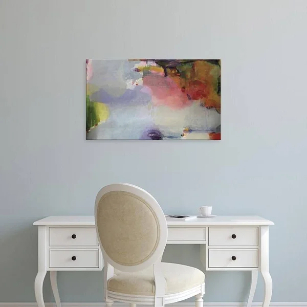 Easy Art Prints Lina Alattar's 'Other Side of The Moon' Premium Canvas Art (24 x 40)
