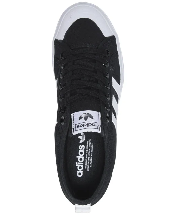 Adidas Women's Originals Nizza Platform Casual Shoes FV5321 - 5.5 - Black