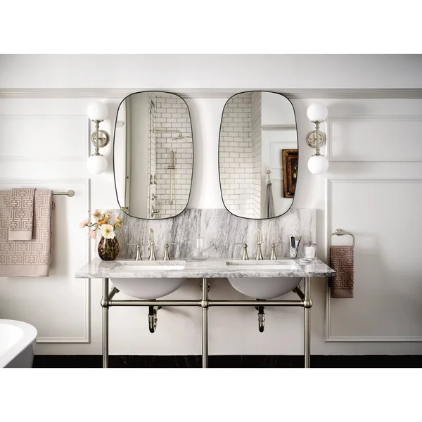 Moen TS44102BG Colinet High-Arc Widespread Bathroom Faucet Finish: Brushed Gold