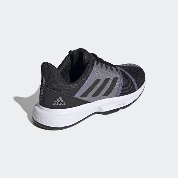 Adidas Men's CourtJam Bounce Tennis Shoes - Black
