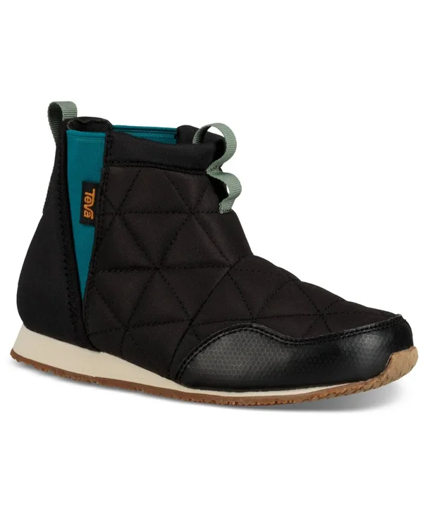 Kid's Teva Ember Quilted Bootie, Size 4 M - Black