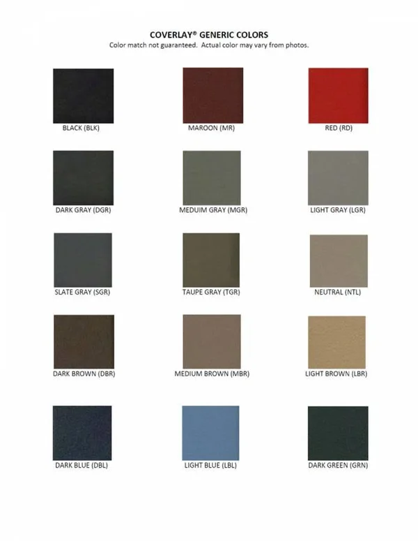 Coverlay Dash Cover, 18-714V-BLK
