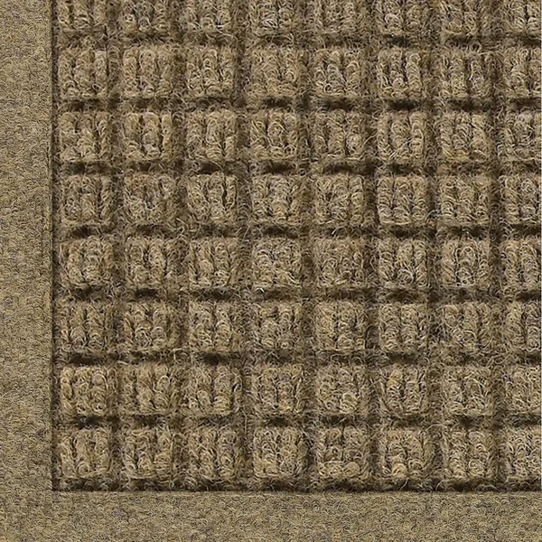 (1.8m Length x 1.2m Width - Camel) - Andersen 280 Waterhog Eco Elite Polypropylene Entrance Indoor/Outdoor Floor Mat, SBR Rubber