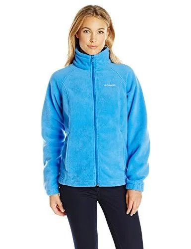Columbia Women's Petite Benton Springs Full Zip Fleece Jacket - X-Small - Stormy Blue