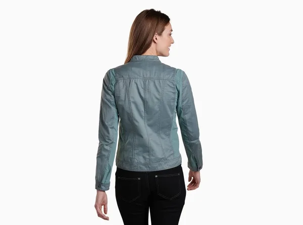 Kuhl Women's Luna Moto Jacket (M Mineral Blue)