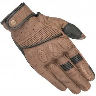 Gloves Alpinestars Crazy Eight Brown, Black
