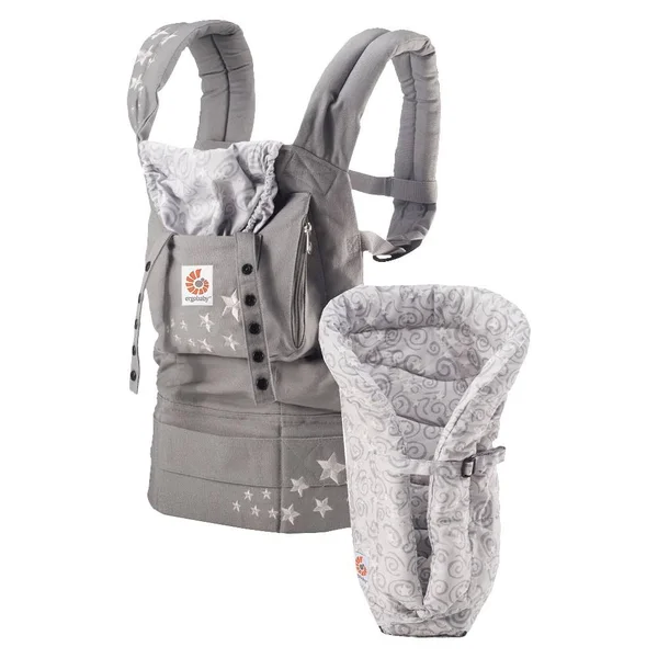 Ergobaby Bundle of Joy Baby Carrier with Infant Insert - Galaxy Grey