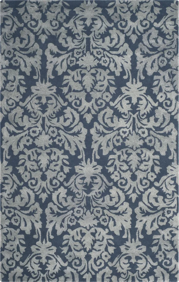 Safavieh Bella BEL156B Navy - Grey Rug 2&6x22 x 4& Accent