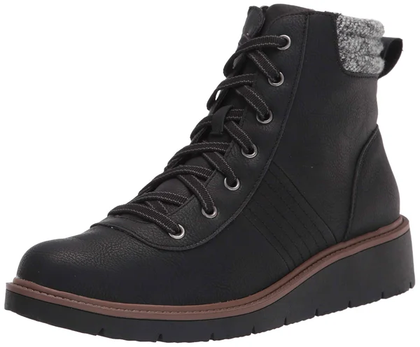 Dr. Scholl&s Little Wild Women's Lace-Up Boots, Size: 8.5, Black