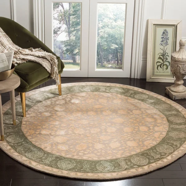 Safavieh Area RUG: Silk Road Ivory & Sage 6& x 9&