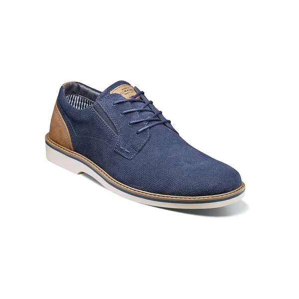 Nunn Bush Barklay Plain Toe Oxford 7 Men's Navy