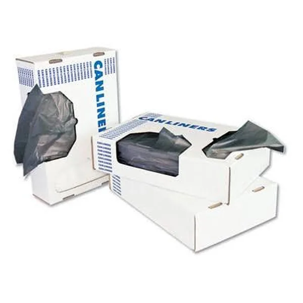 Boardwalk 45-Gallon Low-Density Can Liner in Gray