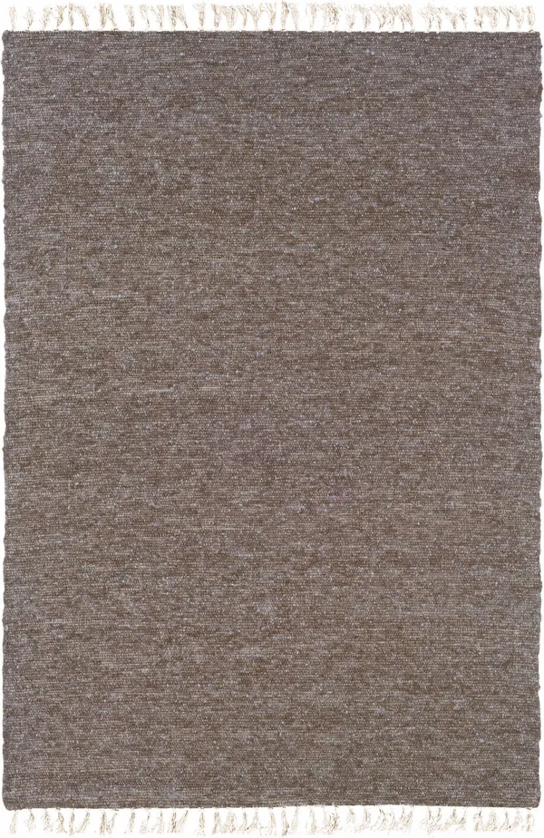 Linon Verginia Berber Brown & Blue Area Rug