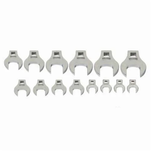 Williams 10741 12 Piece 3/8 Drive Crowfoot Wrench Set 1-3/16 to 2