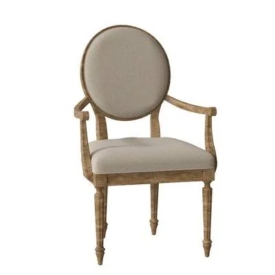McGee Upholstered Arm Chair Fairfield Chair Rustic Portobello/9508 Smoke