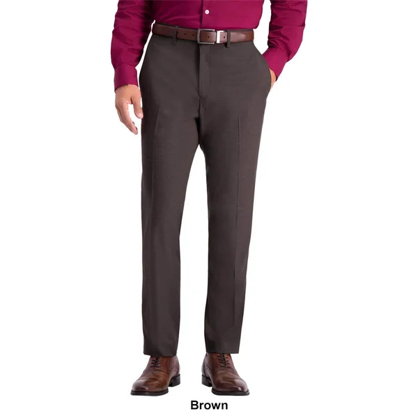 Kenneth Cole Reaction Stretch Textured Weave Slim Fit Dress Pants