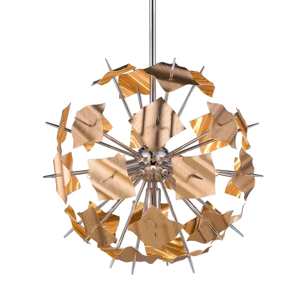 Z-Lite 9003P18-CHP Branam Modern 5 Light Pendant - Chrome & Champagne