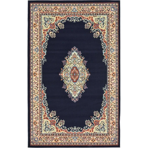 Unique Loom Reza Washington Red 9& 10 x 13& 0 Area Rug